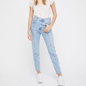 NWOT Zee Gee Why Free People High Rise Step Mum Jean
